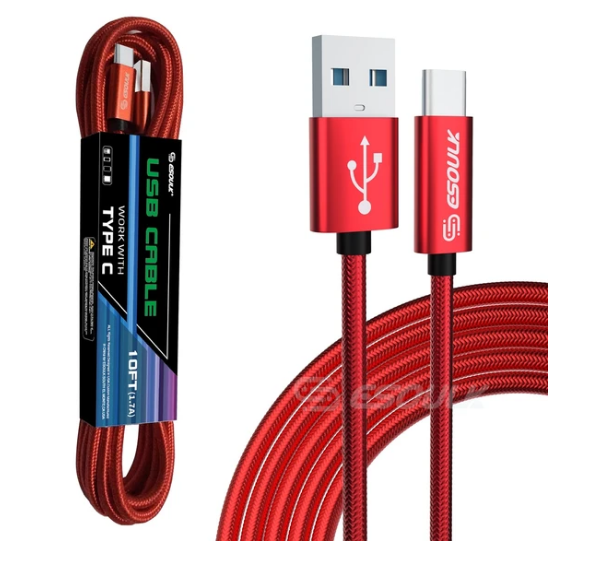 10ft type-c usb Android/IPHONE 16/17 charger